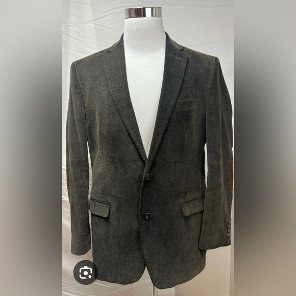 Chaps Other - Y2K Chaps 1978 Ralph Lauren Blazer 46R Dark Brown Fine Rib Corduroy Sport Jacket